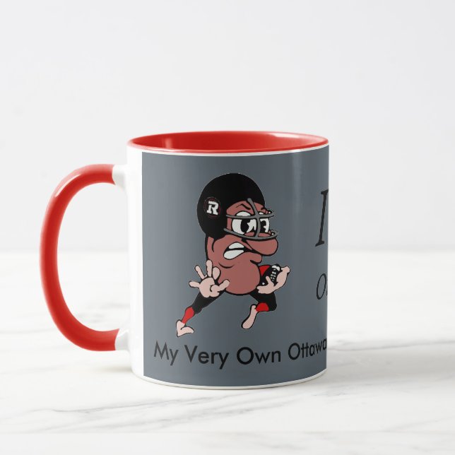 Human Bean Ottawa Redblacks 2016 Gray Cup Mug (Left)