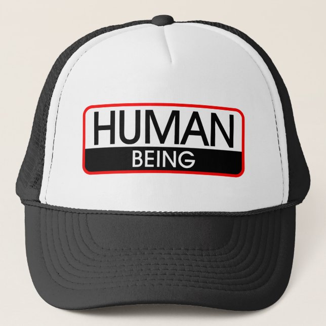 Human Being Trucker Hat (Front)