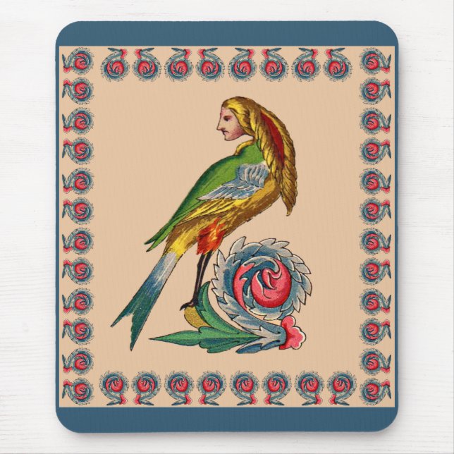  human bird mouse pad (Front)