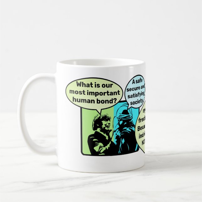 Human bond coffee mug (Left)
