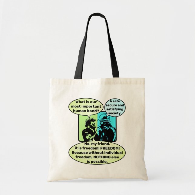 Human bond tote bag (Front)