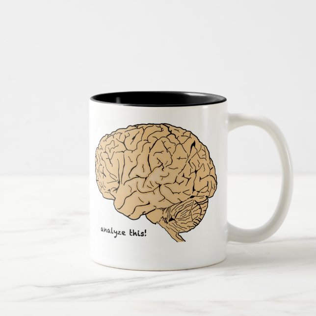 Human Brain Analyse This! mug (Right)