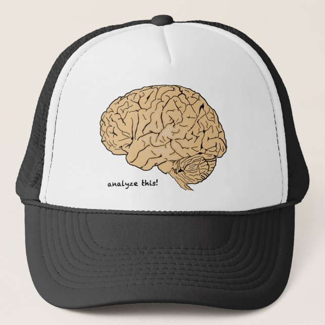Human Brain: Analyse This! Trucker Hat (Front)