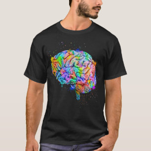 Human Brain Anatomy Colourful anatomical Brain in  T-Shirt