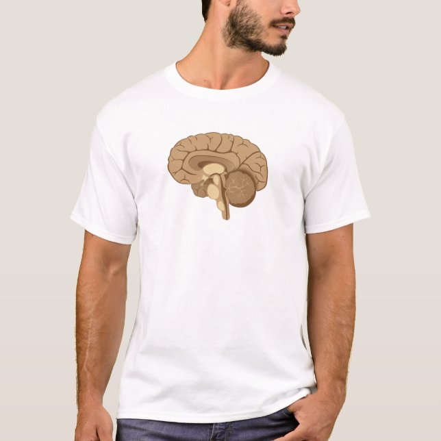 Human brain anatomy funny Shirt (Front)