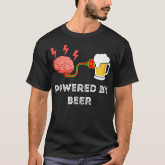 Human Brain Powered By Beer T-Shirt