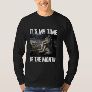 Human By Chance Alpha By Choice Funny Cringe Werew T-Shirt