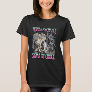 Human By Chance Sigma By Choice Funny Werewolf Wol T-Shirt