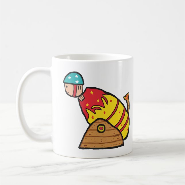 Human Cannonball Coffee Mug (Left)