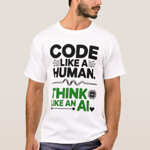 Human-Centred Design AI Collaboration Design T-Shirt