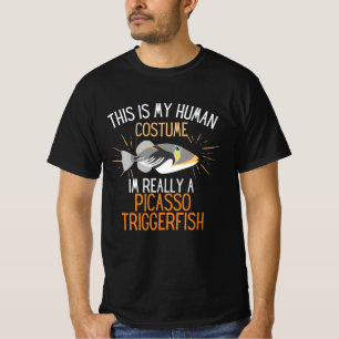 Human Costume Im Really A Picasso Triggerfish T-Shirt