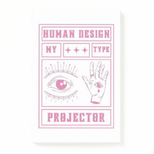 human design projector type pink