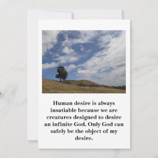 Human Desire Postcard