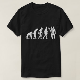 Human Evolution Astronaut Evolution Day T-Shirt