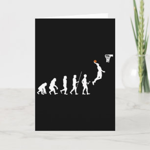 Human Evolution Bysketbyll Card