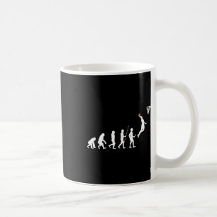 Human Evolution Bysketbyll Coffee Mug