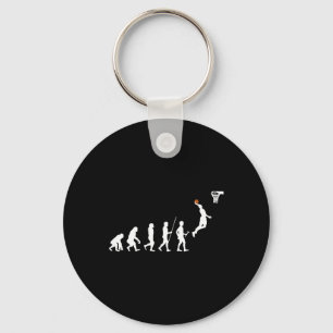 Human Evolution Bysketbyll Key Ring