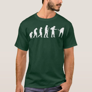 Human Evolution Pizza Delivery Guy Eating Pizza It T-Shirt