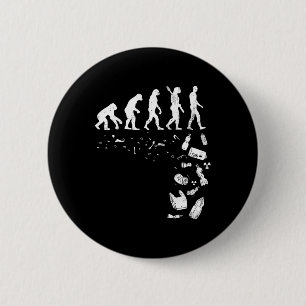 Human Evolution Pollution Cool Earth Day Lover Gif 6 Cm Round Badge