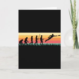 Human Evolution Ultimate Disc Golf Sport Vintage F Card
