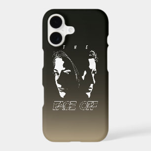 Human Face-off Silhouette Art