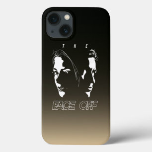Human Face-off Silhouette Art iPhone 13 Case