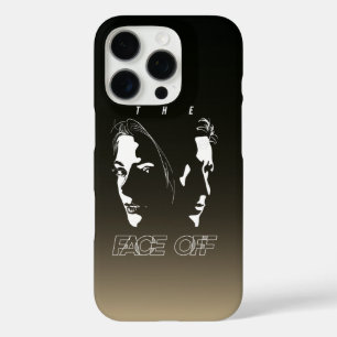 Human Face-off Silhouette Art iPhone 16 Pro Case