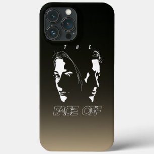 Human Face-off Silhouette Art   iPhone 13 Pro Max Case