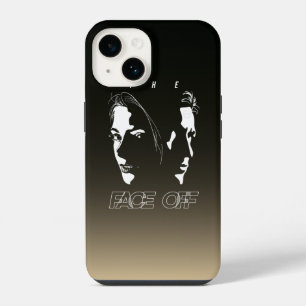 Human Face-off Silhouette Art iPhone 14 Case