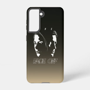 Human Face-off Silhouette Art   Samsung Galaxy Case