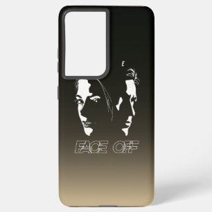 Human Face-off Silhouette Art Samsung Galaxy Case