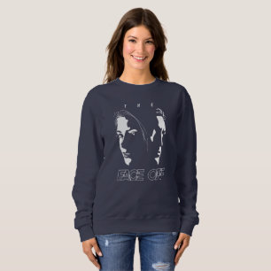 Human Face-off Silhouette Art Women Sweatshirt
