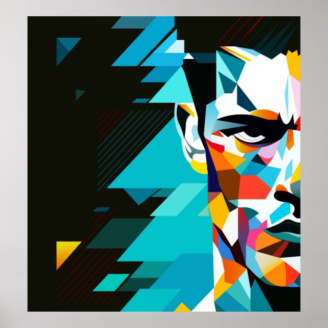 Human face poster (Front)