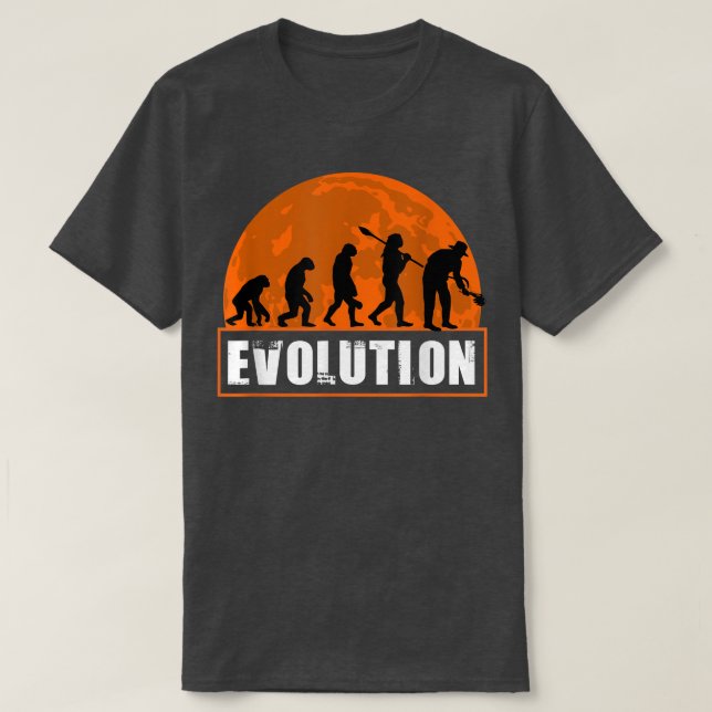 Human Farmer Evolution Funny Farmer Evolution  T-Shirt (Design Front)