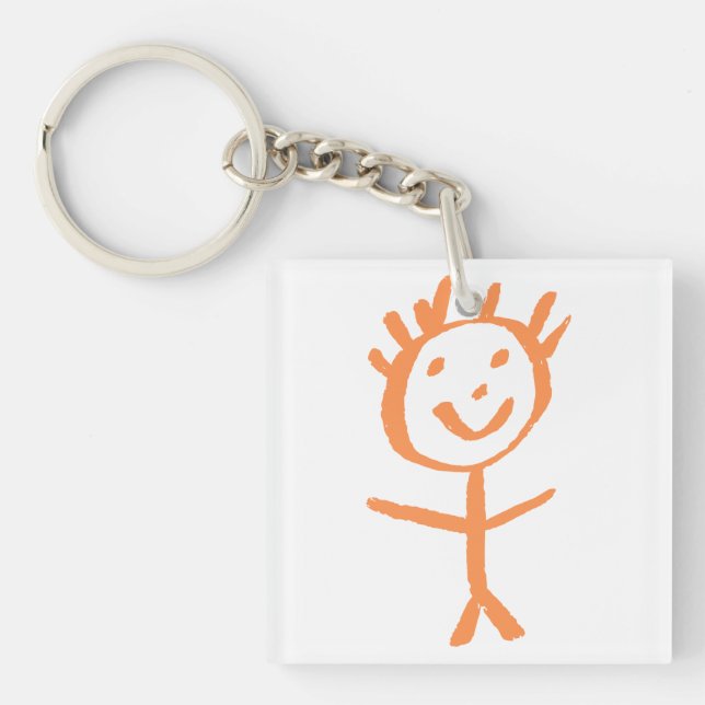 human figurine key ring (Front)