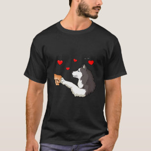 Human Fist Dog Paw Alaskan Malamute T-Shirt