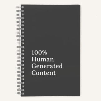 Human Generated Content Anti AI Notebook