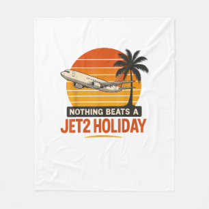 Human Gift Funny UFO Alien Fleece Blanket