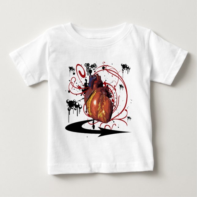 Human Heart Baby T-Shirt (Front)