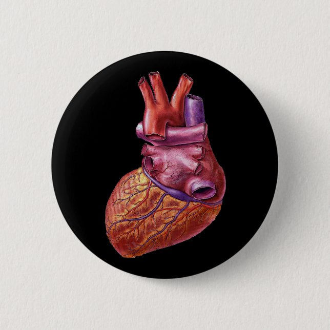 Human heart button (Front)