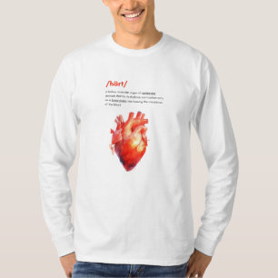 Human Heart Definition Long Sleeve T-Shirt
