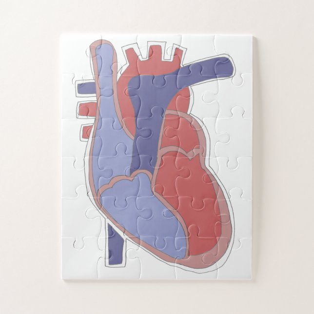 Human Heart Puzzle  (Vertical)