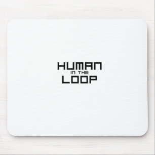 Human in the Loop Minimalist Technical Mouse Pad