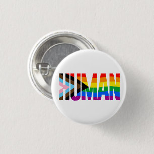 Human Inclusivity Pride Flag 3 Cm Round Badge