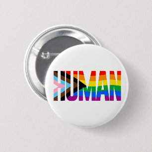 Human Inclusivity Pride Flag 6 Cm Round Badge