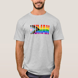 Human Inclusivity Pride Flag T-Shirt