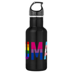 HUMAN LGBT Flag Gay Pride Month Transgender 532 Ml Water Bottle