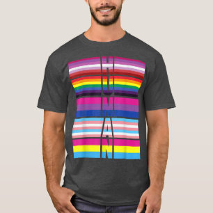 HUMAN LGBT Flag Gay Pride Month Transgender Rainbo T-Shirt