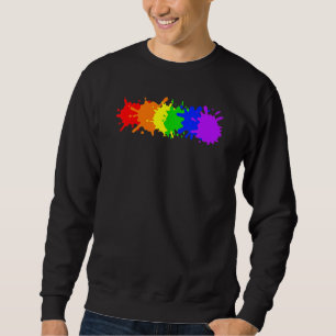Human LGBT Gay Pride Flag Rainbow Flag Sweatshirt