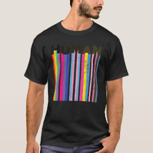 Human Lgbt Q Pride Flag Gay Bi Intersexual Trans P T-Shirt